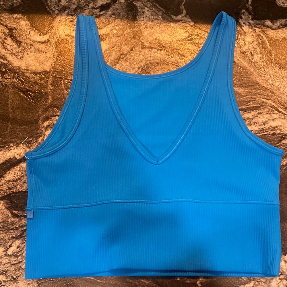 NEW WOT LULULEMON POWER PIVOT RIBBED TANK